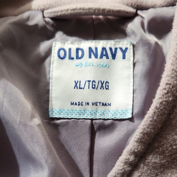 Old Navy Taupe Button-Up Jacket - Picture 3 of 13